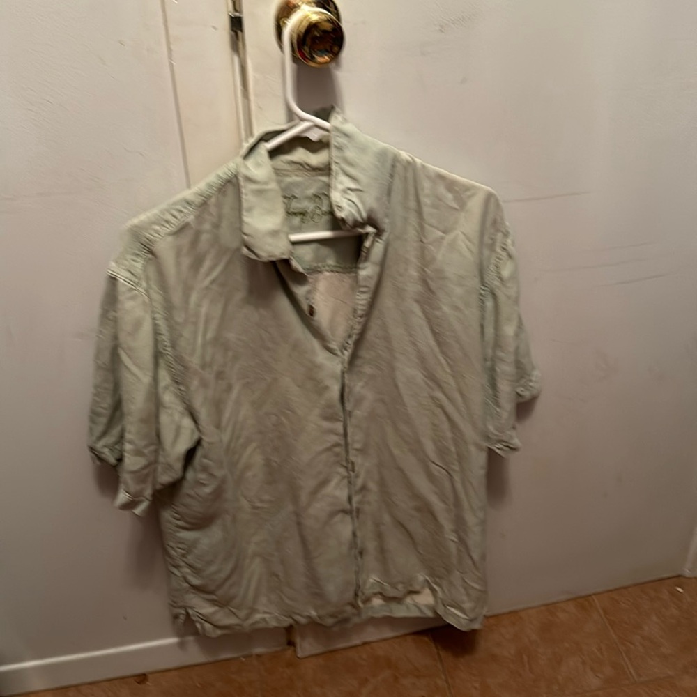 Men's short sleeve button down shirt